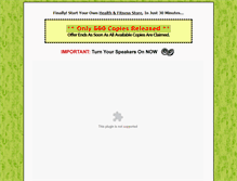 Tablet Screenshot of myhealthnfitnessstore.com